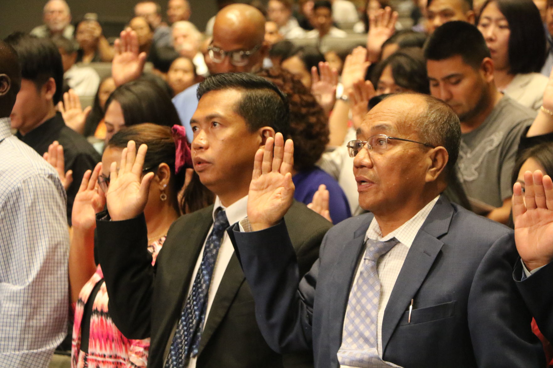 Naturalization ceremony